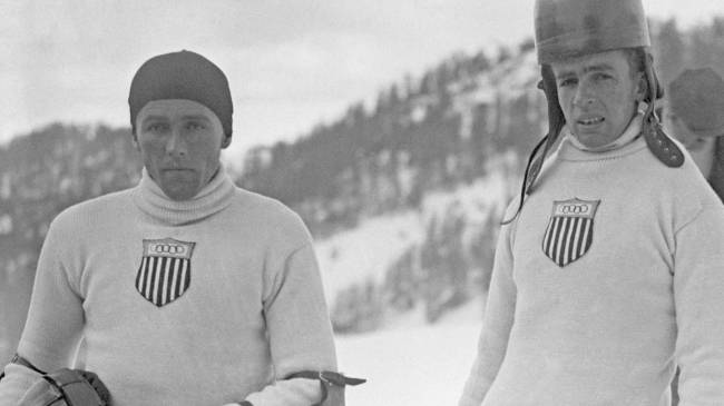 American bobsledders John and JR Heaton at Winter Olympics