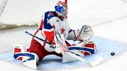 The KHL Debuted A Hardest Shot Competition For Goalies At Its All-Star Game And It Was Absolutely Electric