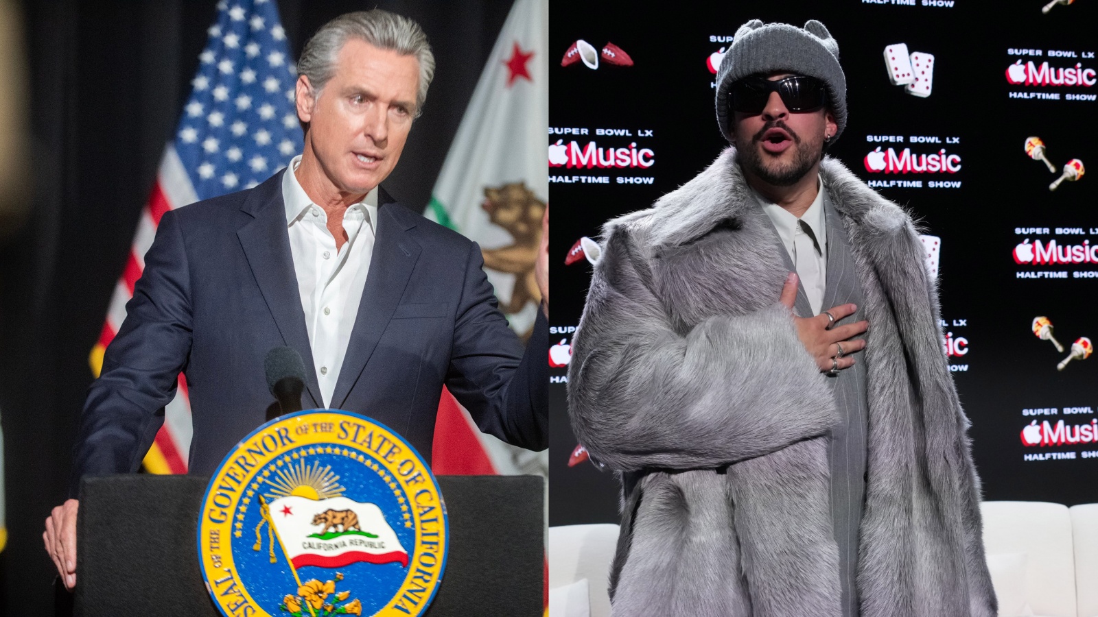California Governor Gavin Newsom Declares Sunday ‘Bad Bunny Day’, Mocks Kid Rock