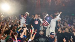 Strippers At Florida Nightclub Stand During National Anthem At Team USA’s Gold Medal Celebration