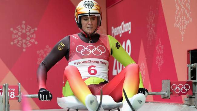Germany luger Natalie Geisenberger at 2018 Winter Olympics