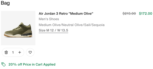 Nike AIr Jordan 3 Retro shoes on sale