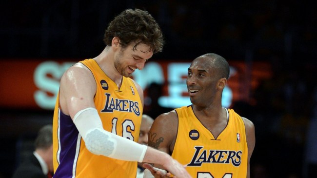 Pau Gasol Kobe Bryant Lakers