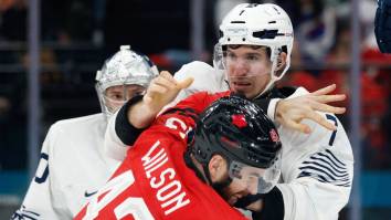 French Hockey Player Kicked Off Olympic Team For Fighting Now Facing Criminal Charges After Dirty History Comes Back To Haunt Him