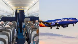 passenger complains about flight (l) southwest airline (r)