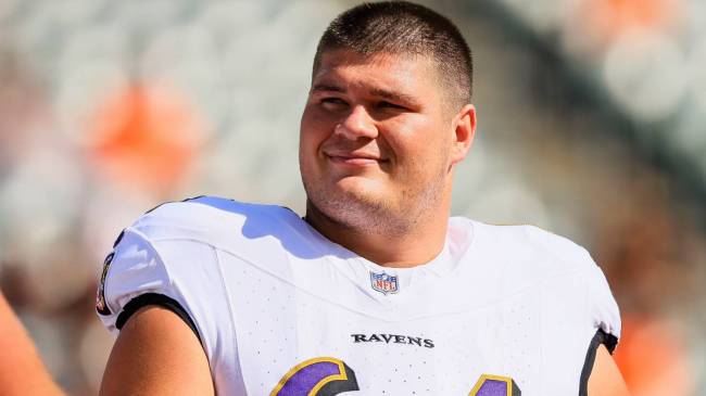 Ravens center Tyler Linderbaum