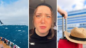 Woman gets on her cruise from New York to the Bahamas. Then she shows the ‘reality’ of a winter cruise