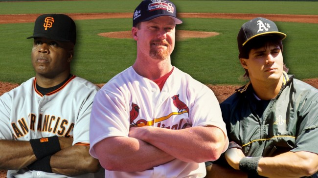 Barry Bonds, Mark McGwire, and Jose Canseco