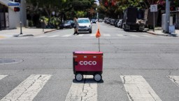 Rogue Food Delivery Robot Damages East Hollywood Home By Hitting A Fence And Driving Away With It Attached
