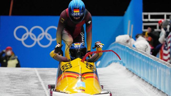 Alexandra Burghardt competes in bobsled for Germany at 2022 Winter Olympics