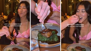 Hand Model Orders Steak At Restaurant On Night Out. Then She Makes An Unusual Request: ‘Can’t Take The Risk’