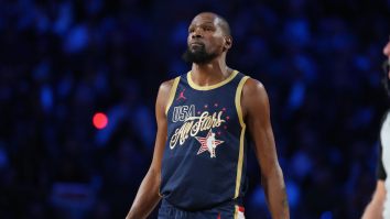 Normally Outspoken Kevin Durant Surprisingly Had Little To Say About His Alleged Burner Account When Pressed By Reporters