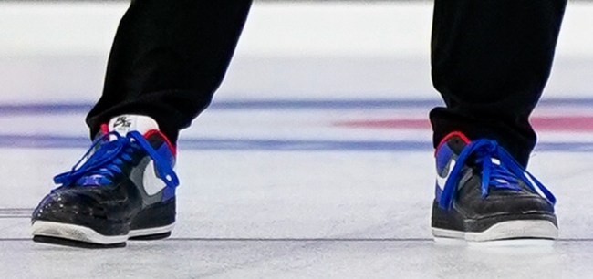 Korey Dropkin curling shoes