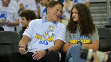 Mark Cuban Proved He Is A Bandwagon Indiana Fan By Wearing Rival’s Logo At College Basketball Game