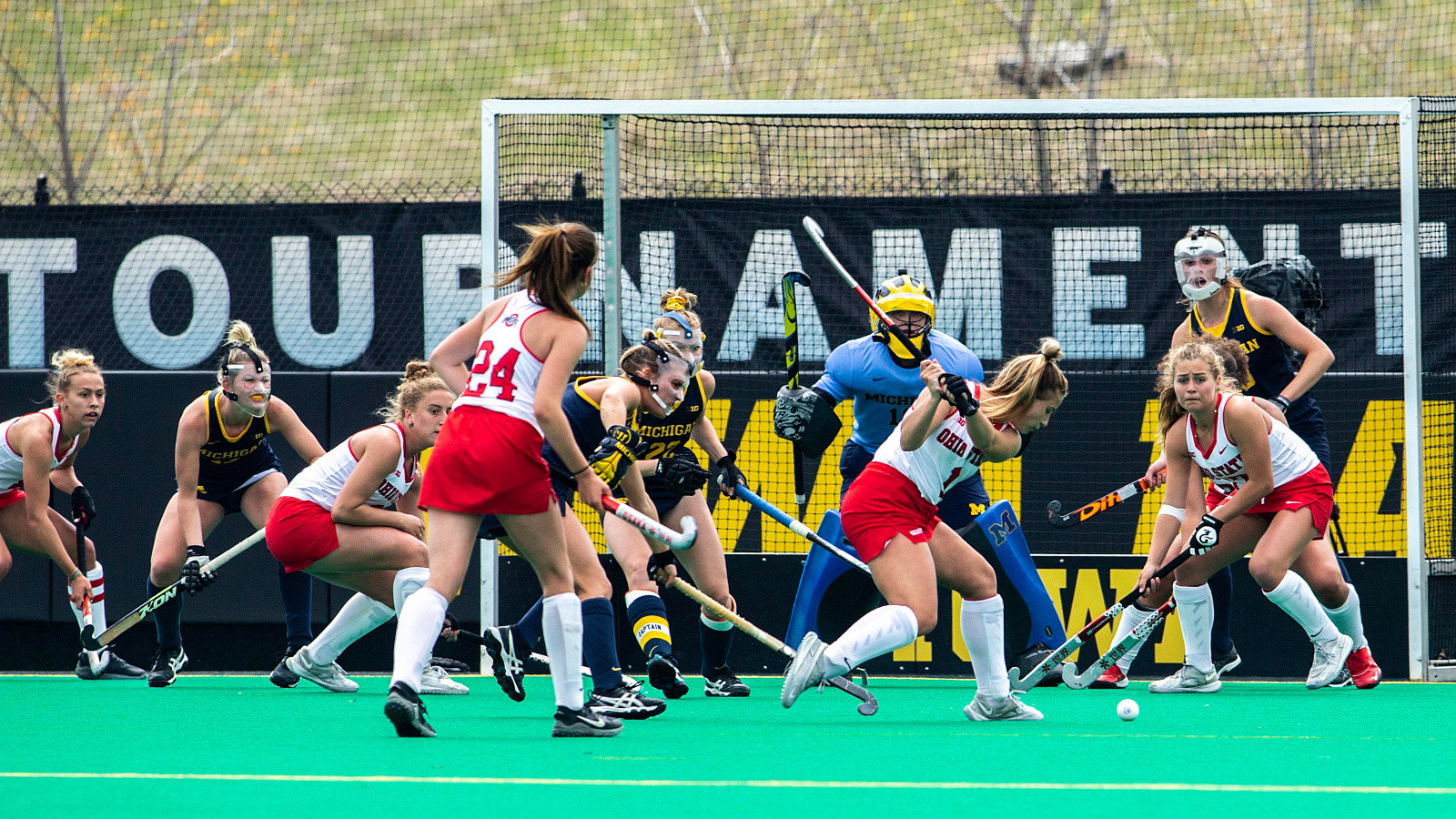 NCAA field hockey Michigan versus Ohio State