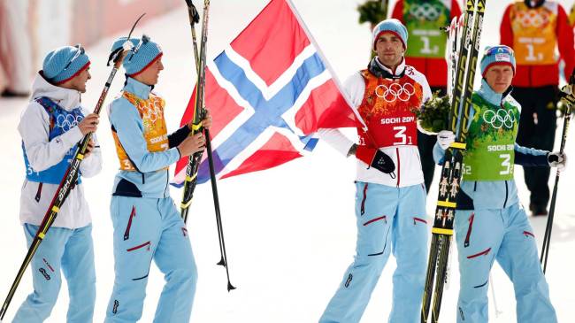 Norway nordic combined team at 2014 Olympics