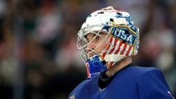 Jeremy Swayman’s Embarrassing Center Ice Goal Exposes Hockey Rink Design Flaw At The Olympics