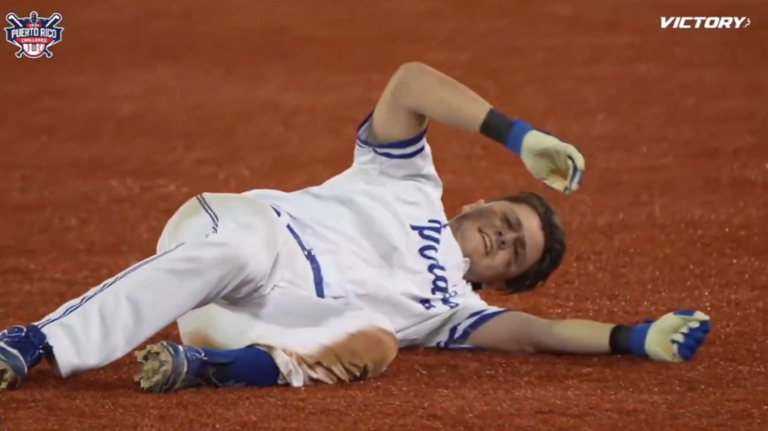 Seton Hall Baseball Injury Home Run Justin Ford Leg What Happens Rules