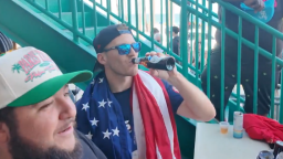 Team USA’s Matthew Tkachuk Drinks Beers With Fans In South Florida At Famous Ft. Lauderdale Bar