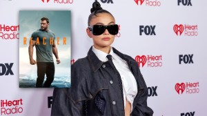 Agnez-Mo-Reacher-Alan-Ritchson-fight