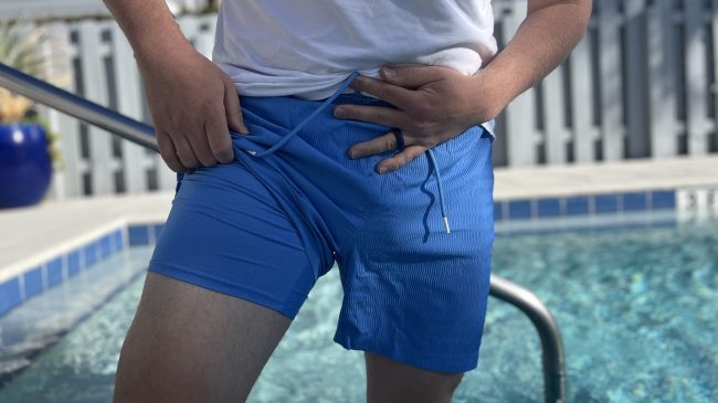 Textured Swim Trunk