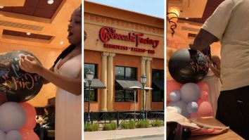 Couple Host Gender Reveal At Cheesecake Factory. Then People Come For Them When It Fails—And Causes A Mess For The Servers: ’So Yalls House…Wasn’t An Option?