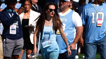 Jordon Hudson Is Back In Chapel Hill, Still Acting Like She’s Actually Part Of The Tar Heels’ Football Program