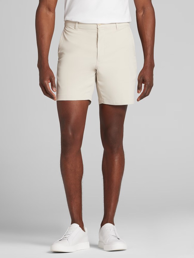 Men's Wearhouse PGA Tour Classic Fit Active Waist Performance Stretch Shorts