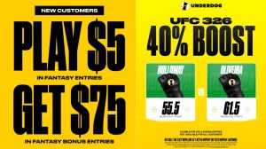 Underdog picks for UFC 326