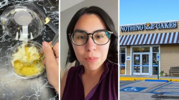 Woman Buys Personal Cake From Nothing Bundt Cakes—Her Fork Won’t Even Go In: ‘We Got A Fake Nothing Bundt Cake’