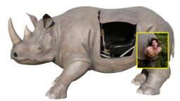 Things We Want: The Mechanical Rhino From ‘Ace Ventura 2: Nature Calls’ Is Officially For Sale