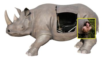 Things We Want: The Mechanical Rhino From ‘Ace Ventura 2: Nature Calls’ Is Officially For Sale