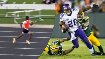 Adrian Peterson’s 14-Year-Old Son Breaks Middle School Record With Blazing Fast 100-Meter Sprint