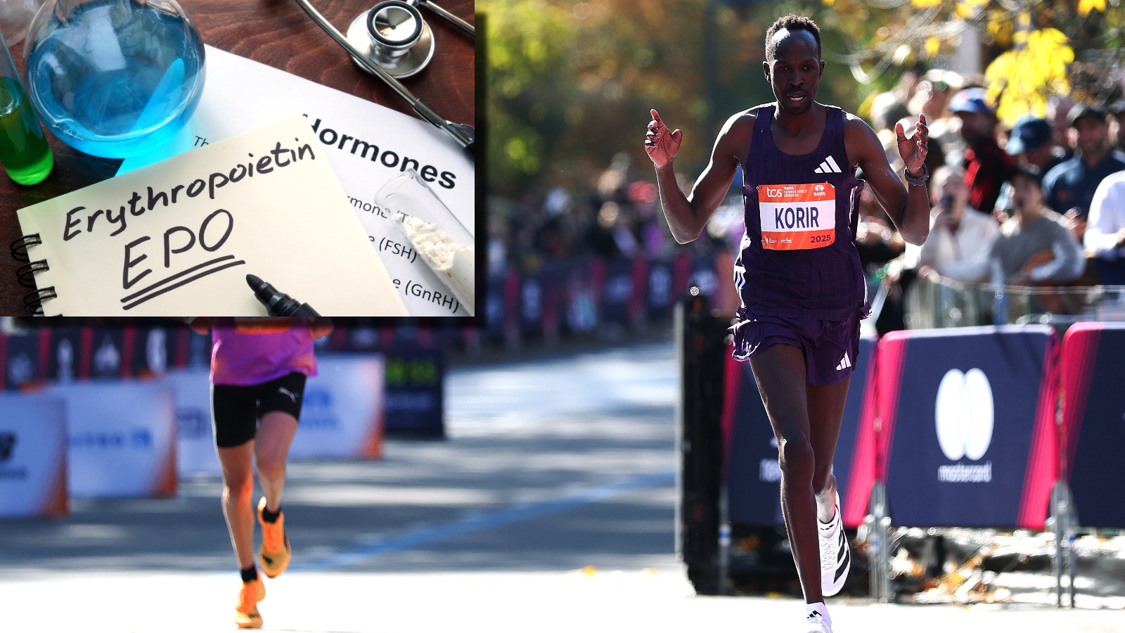 elite marathon runner Albert Korir