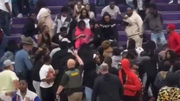 Arkansas High School Basketball Playoff Game Devolves Into Melee When Sucker Punch Ignites Brawl