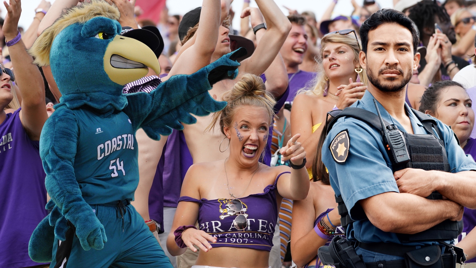 Coastal Carolina vs East Carolina Baseball Game Flag Incident