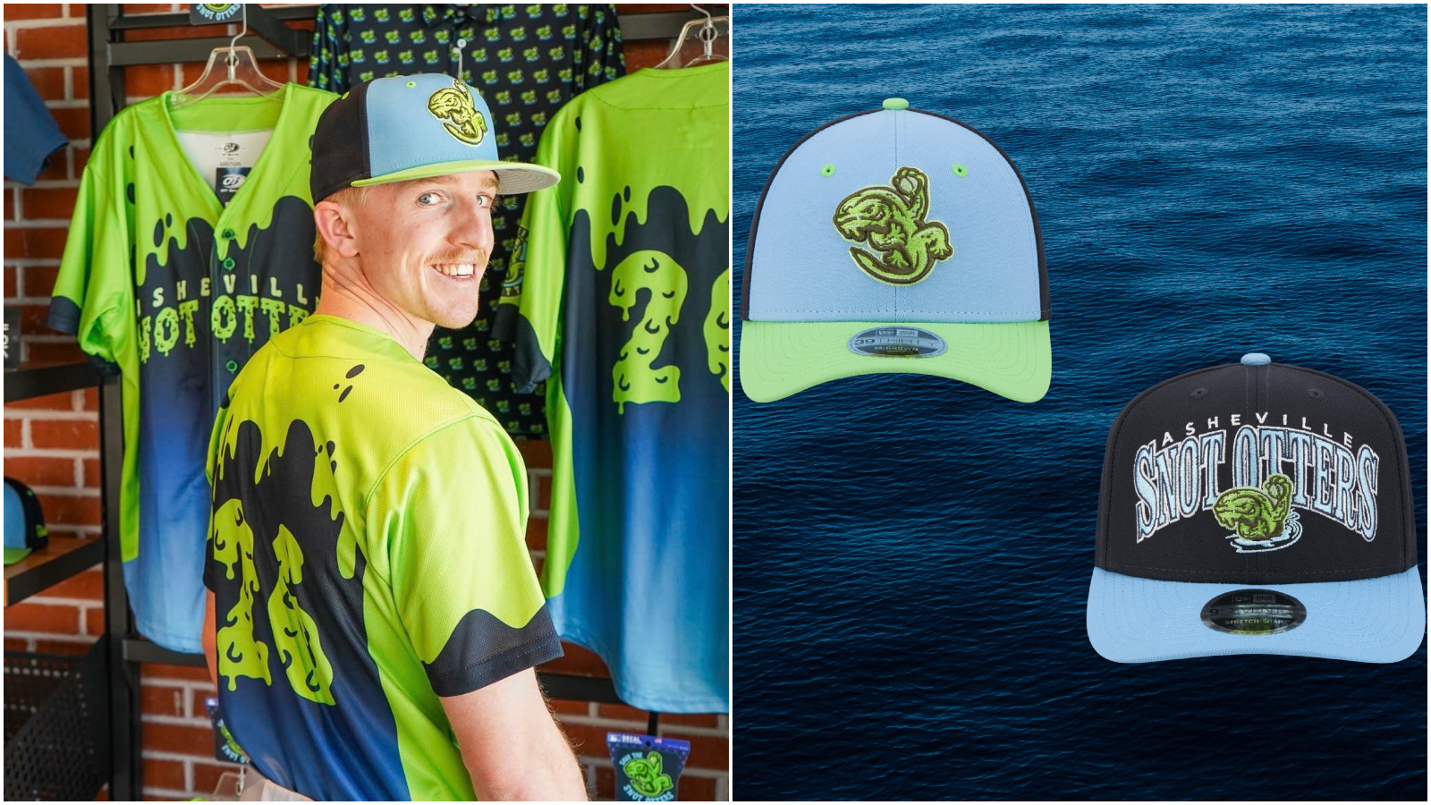 the Asheville Snot Otters minor league baseball alternate identity