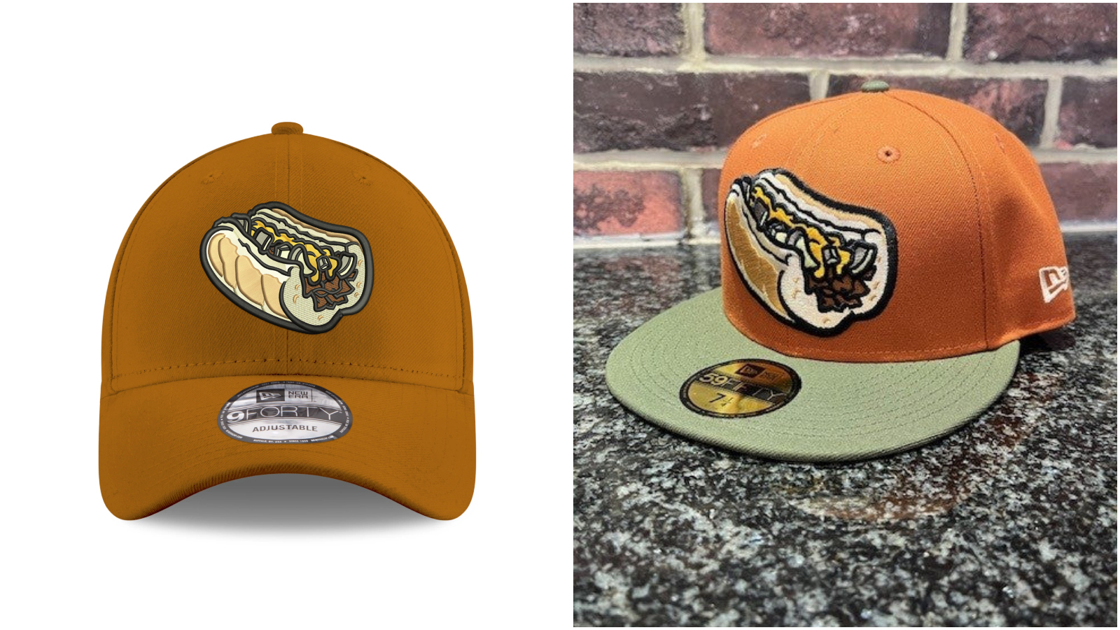 the Lehigh Valley Ironpigs alternate identity Cheesesteaks logo merch