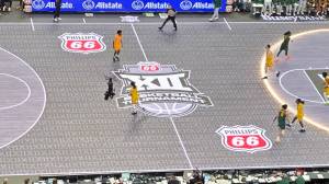 Digital court at Big 12 tournament