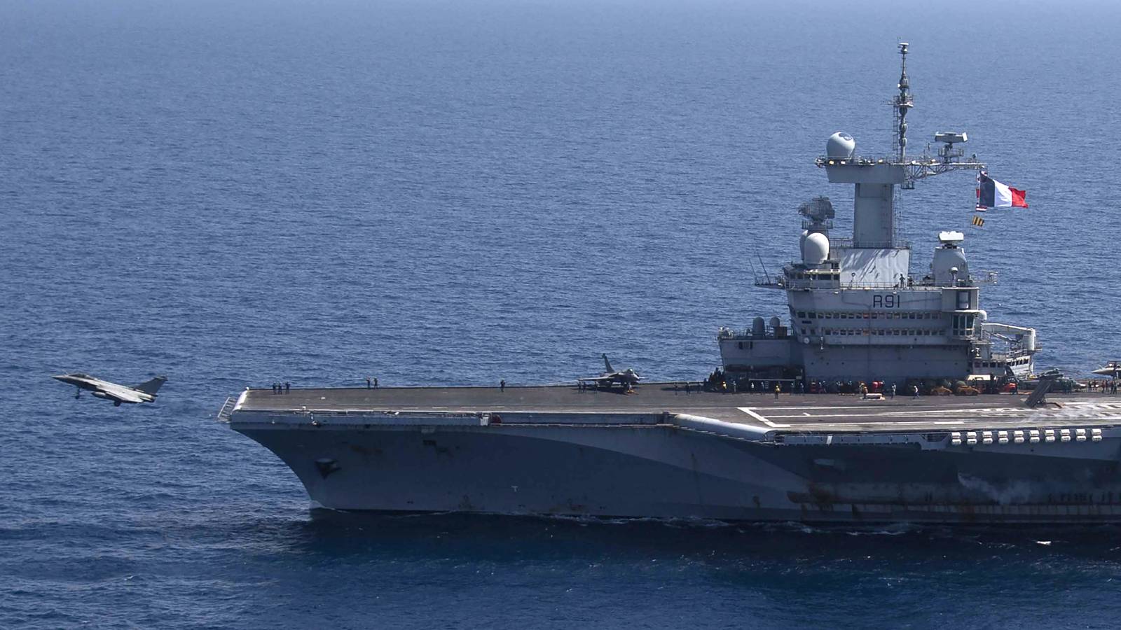 French Solider Reveals Location Of Aircraft Carrier In Mediterranean Sea After Logging Run On Workout App