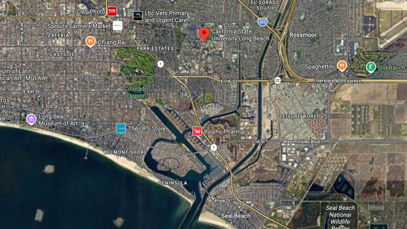 closest colleges to the beach Cal state Long Beach