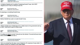 ‘I’ll Stop At Nothing’ Florida Man Charged With Making Death Threats Against President Donald Trump