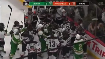 Minnesota Hockey Powerhouse Displays Poor Sportsmanship As Brutal Loss Devolves Into Ugly Brawl