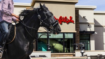 ‘With The Way Gas Prices Are’ Florida Man Rides Horse Through Chick-fil-A Drive-Thru