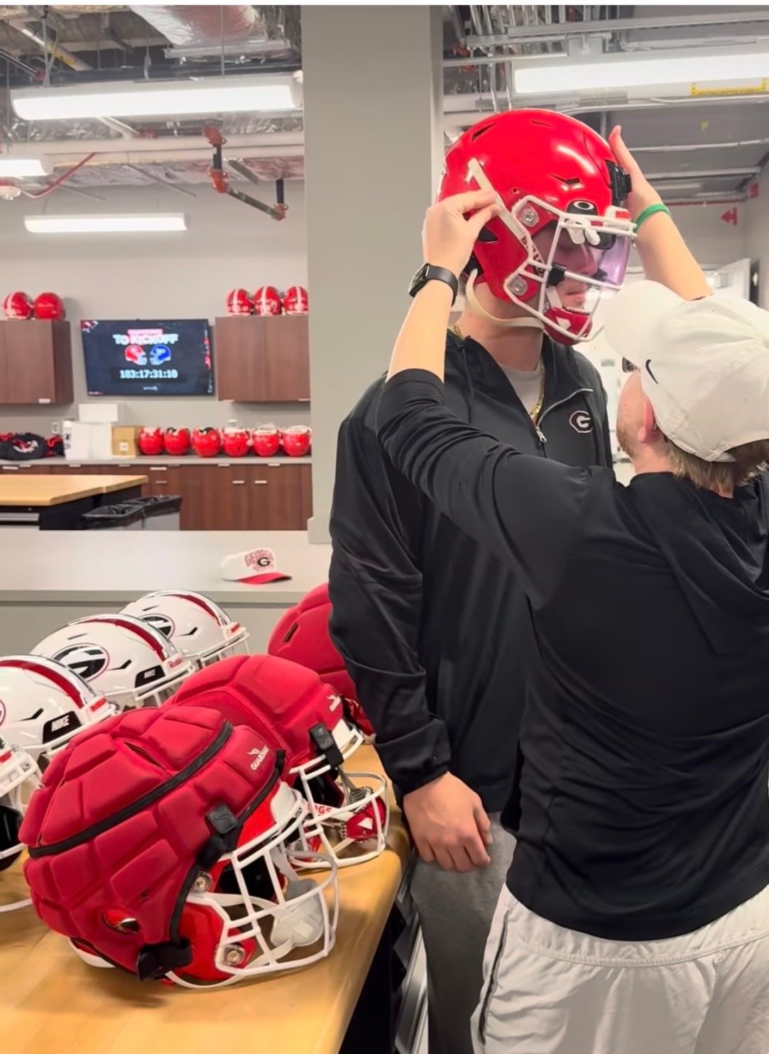 Georgia Football White Helmet