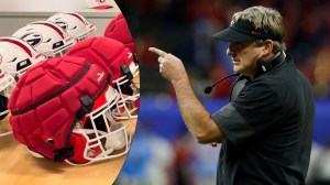 Georgia Football White Uniform Helmet Kirby Smart NIL Money