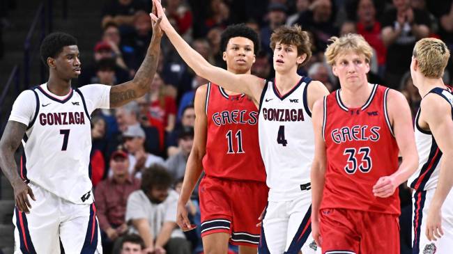 Gonzaga vs St Mary's basketball