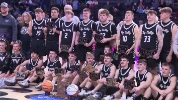 West Virginia High School Basketball Champions Stop Team Bus To Celebrate With Elderly Superfan