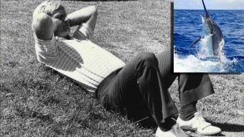 Jack Nicklaus Has An Epic Fishing Story Of Catching A 1,358-Pound Black Marlin On The Great Barrier Reef