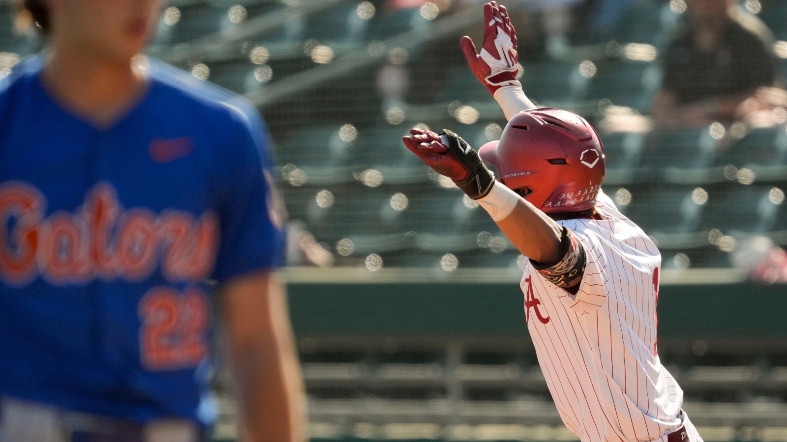 Alabama Baseball Player Trolls Rival After Failed Retaliation For Disrespectful Bat Flip
